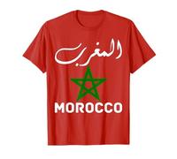 Morocco Flag Graphic Funny Morocco Nation Flag Morocco T-Shirt