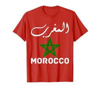 Morocco Flag Graphic Funny Morocco Nation Flag Morocco T-Shirt