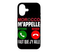 Morocco m'appelle Je Ne Peux Pas Je Me Barre Au Maroc Voyage Coque pour iPhone 17