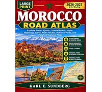 MOROCCO ROAD ATLAS MAP: Explore Scenic Fjords, Coastal Roads, Major Highways, Cities, Arctic Routes, National Parks, and Detailed Regional Maps