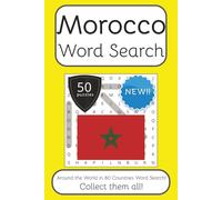 Morocco Word Search Book: Words Search With Easy To Read Print about Morocco, Travel, Culture and More | 6x9 inches, 100 pages | 50 puzzles. Ideal for ... English, Spanish, Italian, French and German.