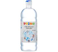 Morocolor Film Colle, Colle À L'eau 1000 Ml Colle Transparente En Flacon Avec Bouchon Doseur, Pouvoir Adhésif Élevé, Colle À Polir Fluide, Colle À Eau Transparente Lavable, Made In Italy