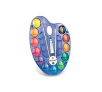 Grande palette d'aquarelle 12 couleurs Ø 44 mm - Primo Multicolore G