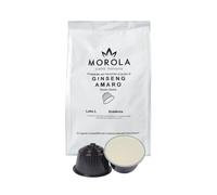 Morola Caffè Italiano - Capsules Compatibles DolceGusto - 6 Paquets de 15 Capsules - 90 Capsules - Made in Italy (Ginseng)