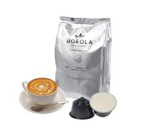 Morola Caffè Italiano - Capsules Compatibles DolceGusto - 6 Paquets de 15 Capsules - 90 Capsules - Made in Italy (Cappuccino)