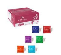 Morola Caffè Italiano - Kit de Dégustation de Dosettes - Dosettes Compostables ESE44 - Dégustation de Café Classique, Arancio, Limited Edition, Crémeux, Dek, El Mirador - Dosettes Made in Italie
