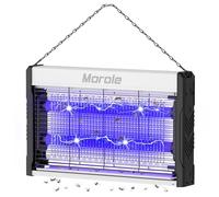 Morole Lampe Anti Moustique 3200V, Tue Mouche Electrique LED UV avec Adaptateur USB, Puissante Tue Mouches et Insectes, Anti Moustique Intérieur et Extérieur