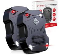 Morole Ultrason Souris et Rats, 3 Modes de Fonctionnement,Ultrason Rongeur pour Maison,Souris,Rats, Moustiques, Cafards,