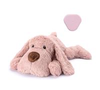 Moropaky Heartbeat Jouet pour chien pour soulager l'anxiété et apaiser les battements de cœur - Jouet en peluche pour soulager l'anxiété et aider à dormir - Rose