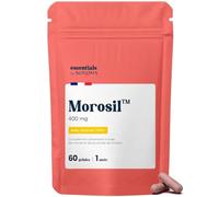 Morosil® 400 mg + Chrome CrPix®, 60 Gélules Végétales - 1 Mois | Extrait d’Orange Sanguine Moro Breveté - Sans Caféine - Fabriqué en France - Essentials by Novoma