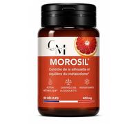 Morosil® Brûleur de Graisse Puissant et Rapide - Cure Minceur Ventre Plat - Perte de Poids Efficace Femme & Homme - Orange Sanguine de Sicile, Kola, Zinc & Vitamine C - 60 Gélules Vegan Extra Fort