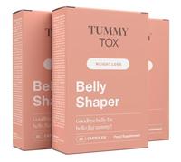 Morosil gélules avec thé vert, vitamine C, vitamine B6, poivre de Cayenne et caféine - 90 gélules, 3 mois d'approvisionnement - Belly Shaper, Tummy Tox