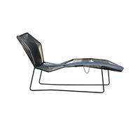 Moroso Chaise-Longue Tropicalia quartz noir/ noir foncé RAL9005 structure acier laqué