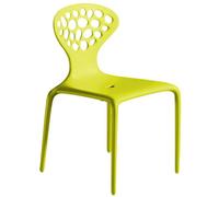 MOROSO ensemble de 4 chaises avec le dos perforé SUPERNATURAL (Vert fluo - Polypropylène)