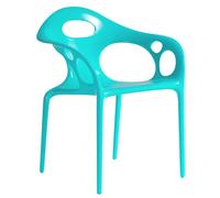 MOROSO ensemble de 4 fauteuils SUPERNATURAL (Turquoise - Polypropylène)