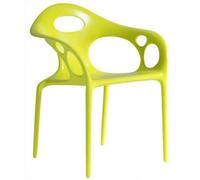 MOROSO ensemble de 4 fauteuils SUPERNATURAL (Vert fluo - Polypropylène)