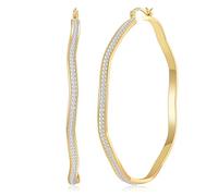 MOROTOLE Créoles en or Grand Format Pour Femmes Boucles D'oreilles Créole Créoles en or Grand Format Pour Femmes