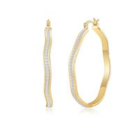 MOROTOLE Créoles en or Grand Format Pour Femmes Boucles D'oreilles Créole Créoles en or Grand Format Pour Femmes