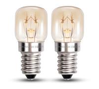 Morotty Ampoule de Four T22 E14 25W Blanc Chaud 2700k, AC 220-240V, jusqu'à 300°C, Lampe Four 25W Petit Culot, Ampoule pour Four Micro-Ondes, Lampe à Sel, Dimmable, lot de 2