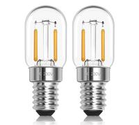 Morotty Ampoule Refrigerateur Led E14 1w 230V, T22 Ampoule Frigo E14 Blanc Froid 6000K, Équivalent Lampe halogène 10W-15W, Petit LED E14 Pour Frigo, Lampe de Sel, Veilleuse Enfants, Lot de 2