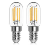 Morotty Ampoule Refrigerateur Led E14 2w 230V, T22 Ampoule Frigo E14 Blanc Froid 6000K, Équivalent Lampe halogène 25W-30W, Petit LED E14 pour Frigo, Lampe de Sel, Veilleuse Enfants, Lot de 2
