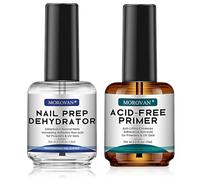 Morovan Nail Primer et Déshydrateur pour Ongles: Nail Prep Adhésion Supérieure Bond Primer Ongle Non Acide et Séchage Rapide Déshydrateur pour Acrylique Gel Builder Semi Permanent