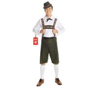 Morph Costume bavarois Oktoberfest pour homme - Déguisement pour homme - Pour fête de la bière