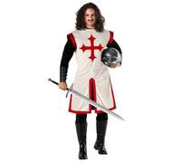 Morph Costume Chevalier Homme, Déguisement Médiéval Adulte, Costume Halloween Chevalier, L
