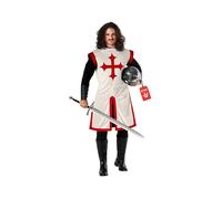 Morph Costume Chevalier Homme, Déguisement Médiéval Adulte, Costume Halloween Chevalier, XL