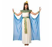 Morph Costume Cléopâtre Bleu Femme, Déguisement Égyptien, Soirées et Événements XL