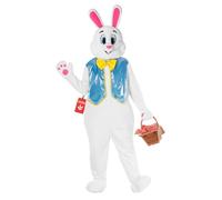Morph Costume de lapin de Pâques pour adulte - Parfait pour les costumes de Pâques et les événements, blanc, Large