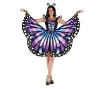 Morph Costume de papillon pour adulte, costume de papillon pour femme, ailes de fée pour adulte, ailes de papillon pour adulte, costumes de la journée mondiale du livre, taille L