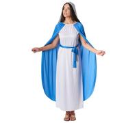 Morph Costume de Vierge Marie, jeu de crèche, costume de Marie et Joseph, costume de Père Noël, Marie et Joseph, costume de jeu de la Nativité Mary S
