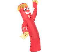 Morph Costume gonflable géant rouge Wacky Waving pour adulte, taille unique