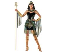 Morph Costume Reine Cléopâtre Égyptienne, Déguisement Halloween Femme, Robe Accessoires, 3XL