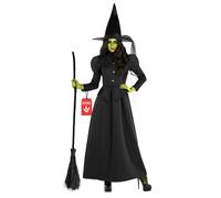 Morph Costume Sorcière, Déguisement Sorcière Halloween, Tenue Sorcière Femme, Costume Effrayant Halloween, XL
