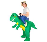 Morph Costumes Costume Dinosaure Gonflable avec Poche,Deguisement DinosaureCostume Dinosaure Gonflable,Déguisement Gonflable Adulte,Costume T-rex Gonflable, Deguisement Carnaval Adulte Taille Unique