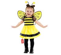 Morph Déguisement Abeille Enfant, Costume Insecte Fille, Tenue Halloween Bébé, 3-4 Ans