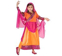 Morph Déguisement Bollywood Enfant, Costume Danse Orientale, Robe Indienne Sari Carnaval Fille, L