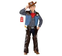 Morph Déguisement Cowboy Enfant, Costume Western Garçon, Idéal Carnaval et Fêtes, S