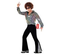Morph Deguisement Disco Homme, Costume Annees 80 Halloween Homme, XL