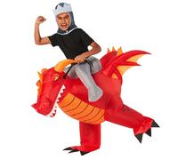 Morph Déguisement Dragon Enfant, Costume Animal Gonflable, Idéal Carnaval et Fêtes, Taille Unique
