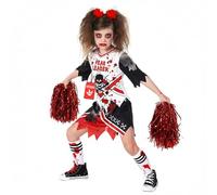 Morph Déguisement Fille Zombie, Costume Pom Pom Girl, Tenue Halloween Enfant Zombie, L
