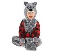 Morph Déguisement Loup-Garou Enfant, Costume Halloween Garçon, Tenue Effrayante Loup-Garou Enfant, 6-12 Mois