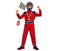 Morph Deguisement Pilote De Course Enfant, Deguisement Enfant Pilote De Course, Déguisement Metier Garcon, Déguisement Halloween Garçon, Costume Carnaval Garcon XS