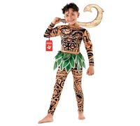 Morph Déguisement Polynésien Enfant, Costume Dessin Animé, Tenue Carnaval Halloween, 10-12 Ans