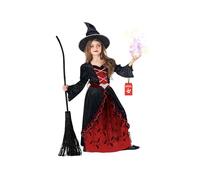 Morph Deguisement Sorciere Fille, Costume Halloween Fille, 12-14 Ans