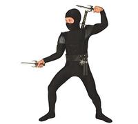 Morph Kids Ninja Costume Childrens Black Kung Fu Karate Outfit - Small (Age 3-5)