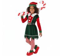 Morph Mistletoe Elf Dress Green Girls T2