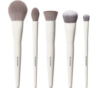Morphe Pinceau Kits-pinceaux-visagePortrait Mode 5-Piece Face Brush Set M106 Flat-Topped Cream & Liquid Foundation Brush + M131 Rounded Paddle Concealer Brush + M162 Tapered Powder Brush + M164 Small